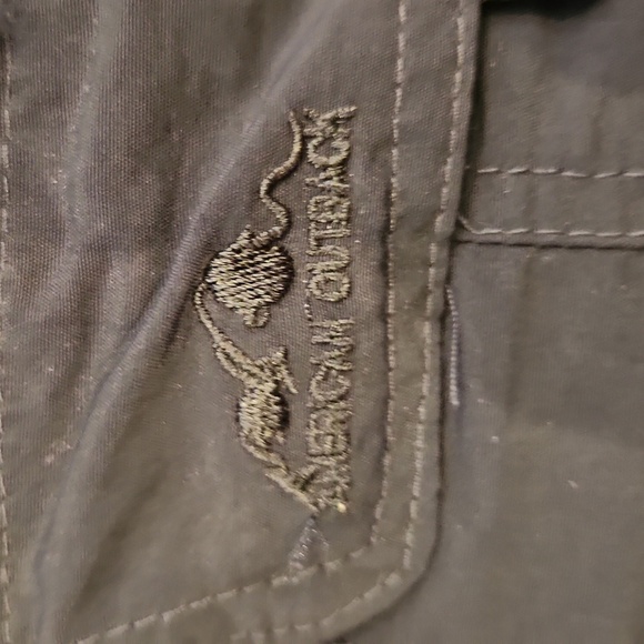 American Outback Navy Blue Outdoor Pants Convertible Shorts - Picture 6 of 8